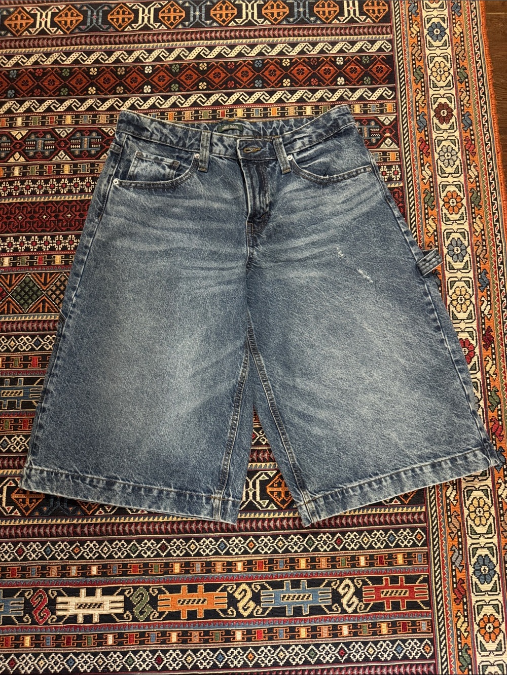 wild fable Washed Blue Jean jorts